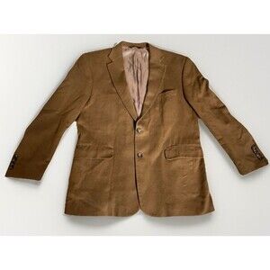 Jos A Bank Men's Blazer Jacket Wool and Cashmere 2-Button Camel Brown - 42R
